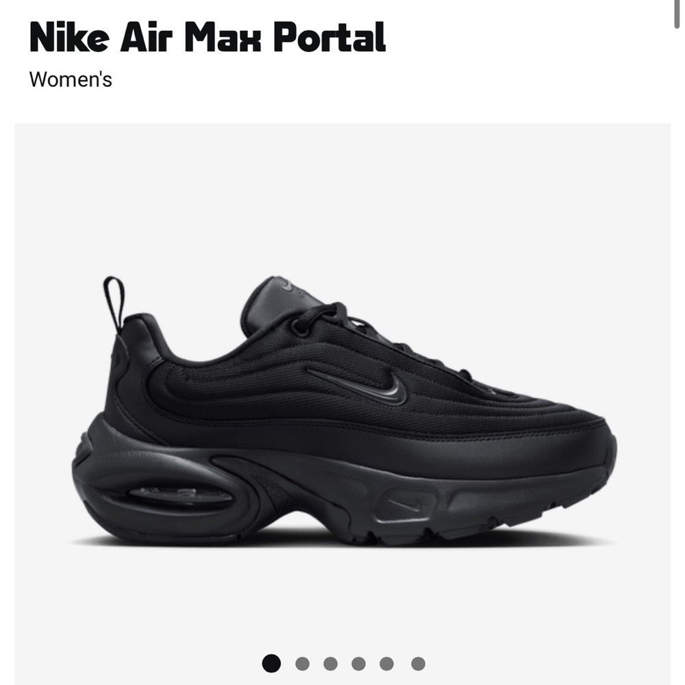 Brand New 🆕 Nike Air Max Portal Women's Black Sneakers